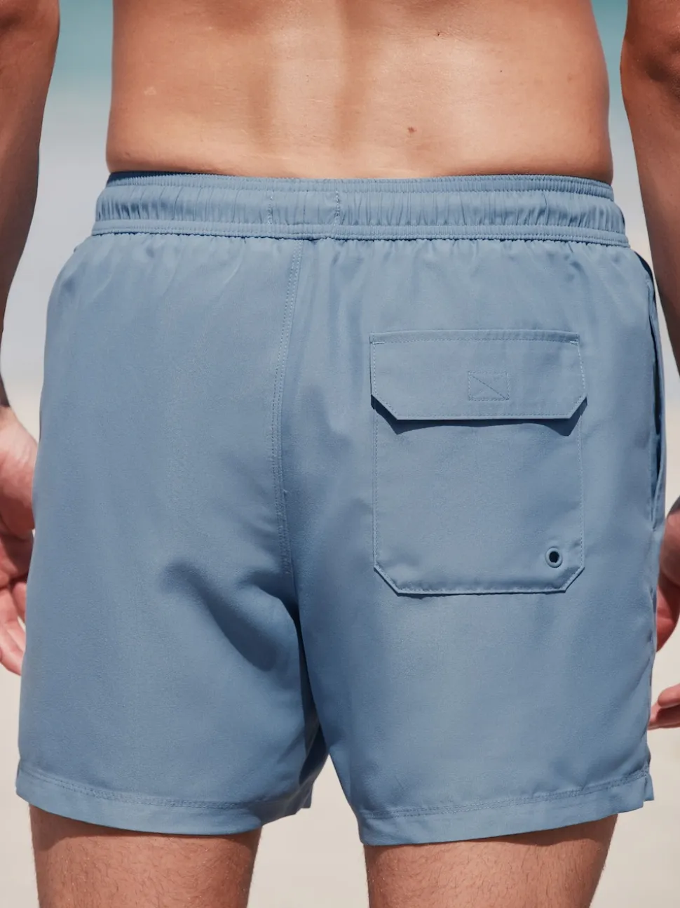 Slate Blue/Navy Blue Essential Swim Shorts 2 Pack
