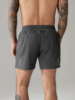 Slate Grey 7 Inch Active Gym Sports Shorts
