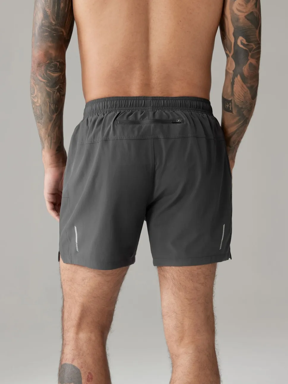 Slate Grey 7 Inch Active Gym Sports Shorts