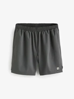 Slate Grey 7 Inch Active Gym Sports Shorts
