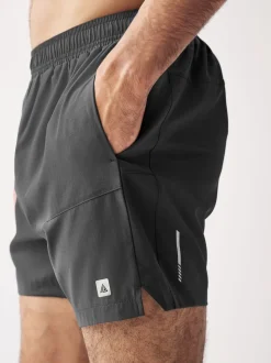 Slate Grey 5 Inch Active Gym Sports Shorts