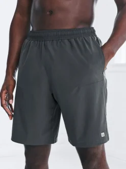 Slate Grey 9 Inch Active Gym Sports Shorts