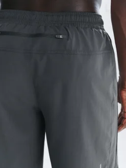 Slate Grey 9 Inch Active Gym Sports Shorts