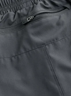 Slate Grey Active Cargo Gym Training Shorts