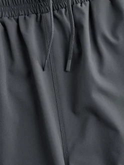 Slate Grey Active Cargo Gym Training Shorts