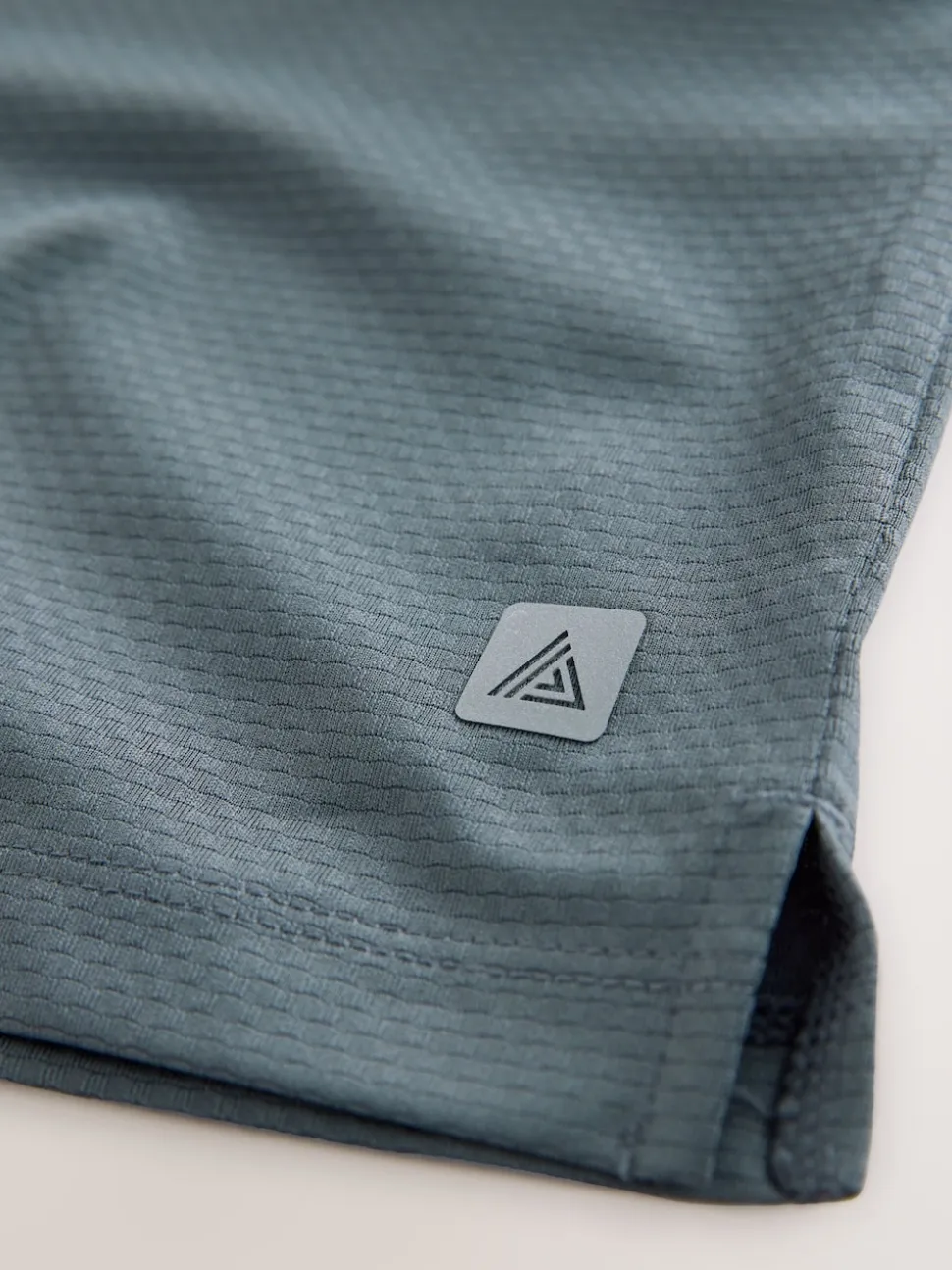 Slate Grey Active Gym Textured Training T-Shirt