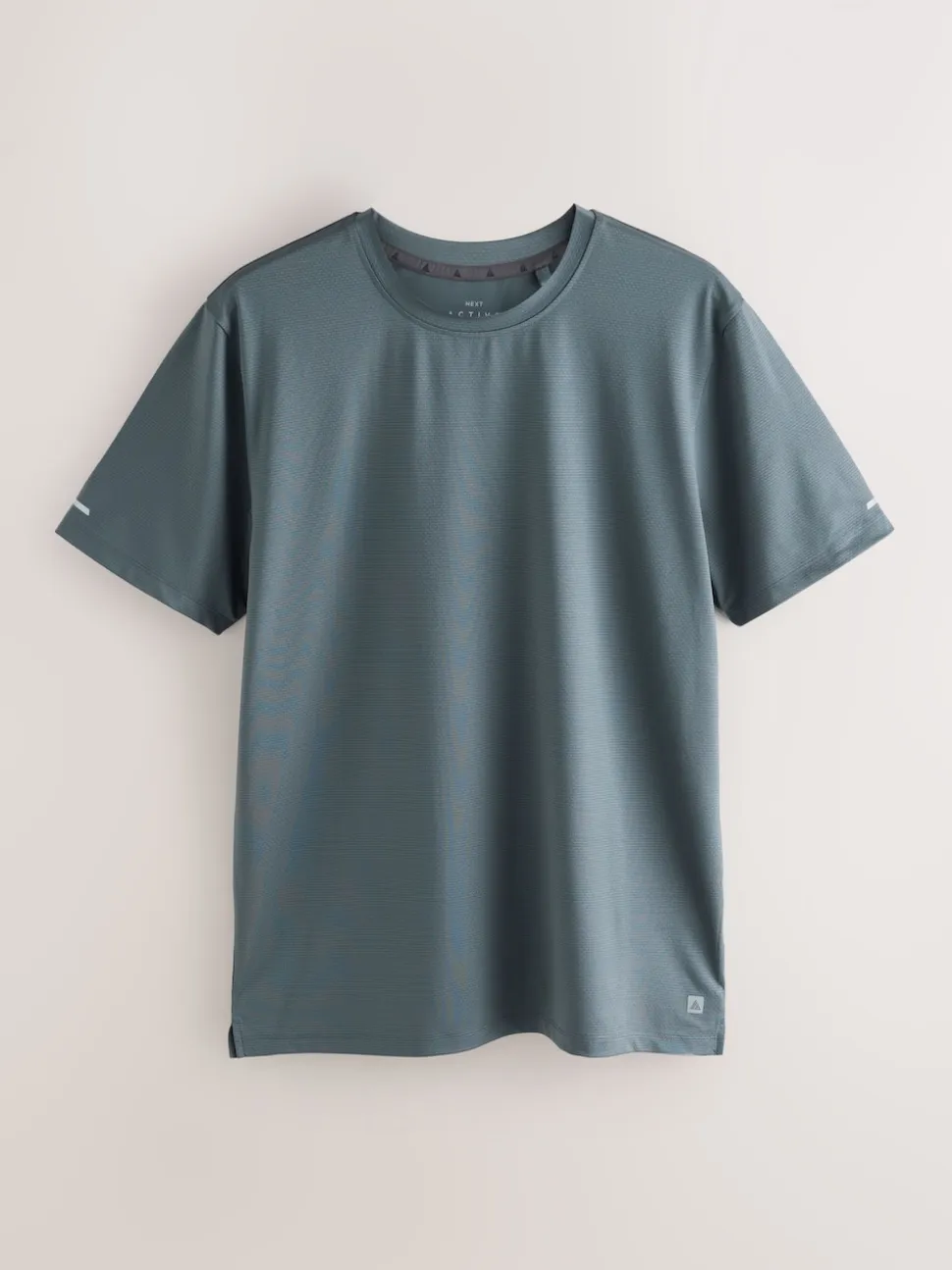 Slate Grey Active Gym Textured Training T-Shirt