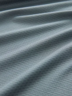 Slate Grey Active Gym Textured Training T-Shirt