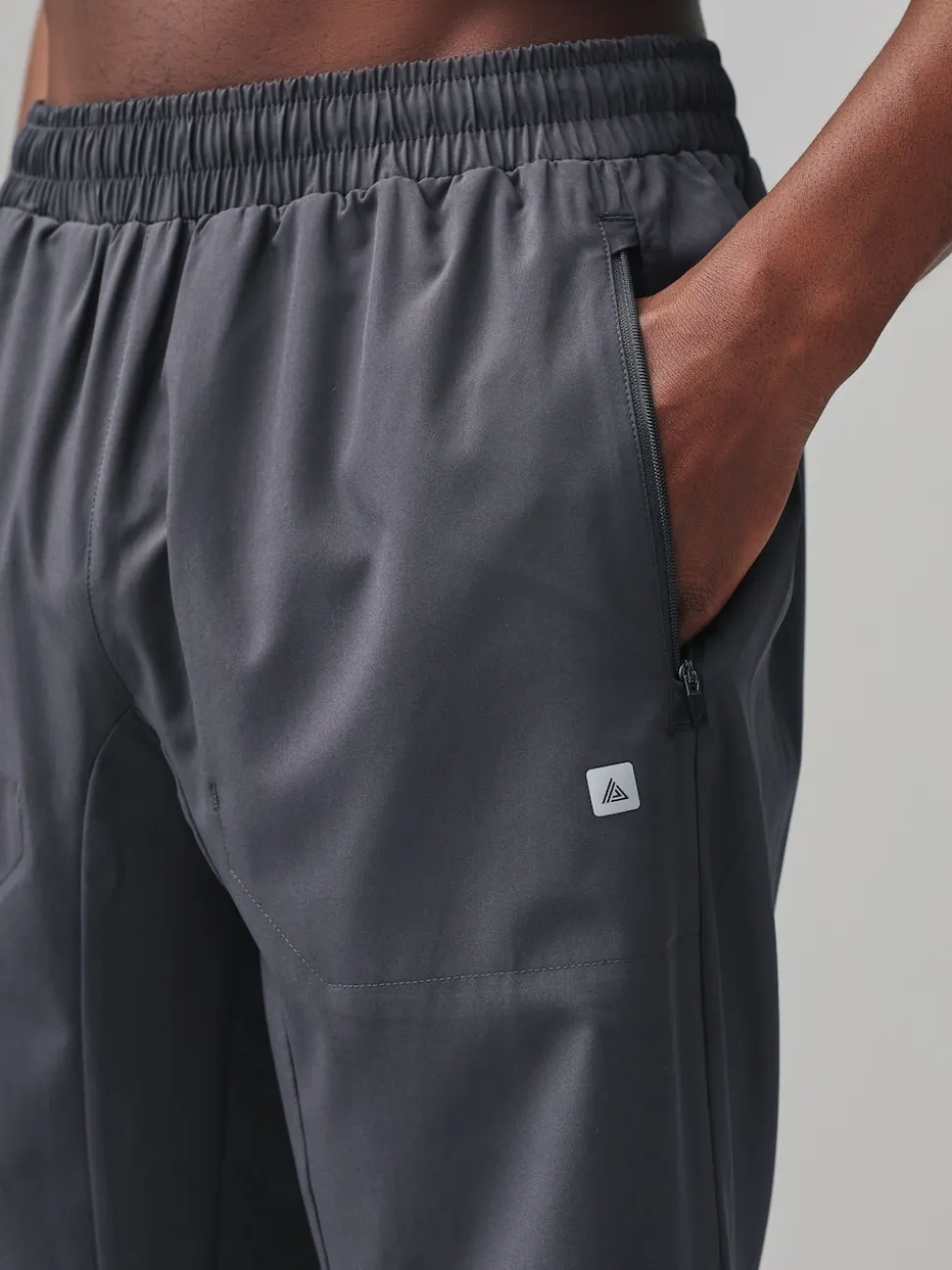 Slate Grey Active Gym Woven Training Joggers