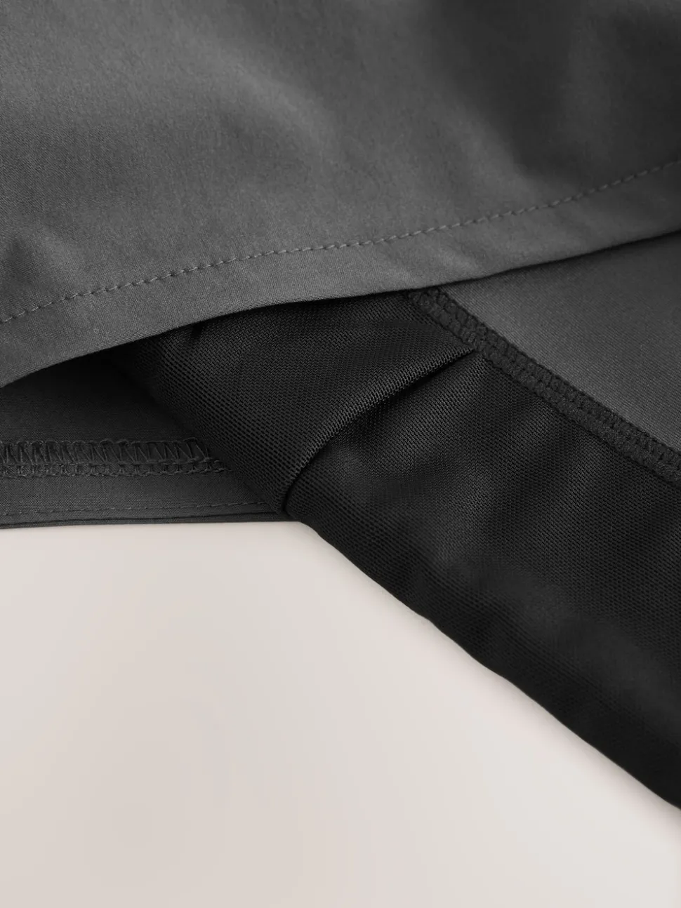 Slate Grey Active 2-In-1 Shorts