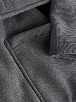Slate Grey Corded Textured Dressing Gown