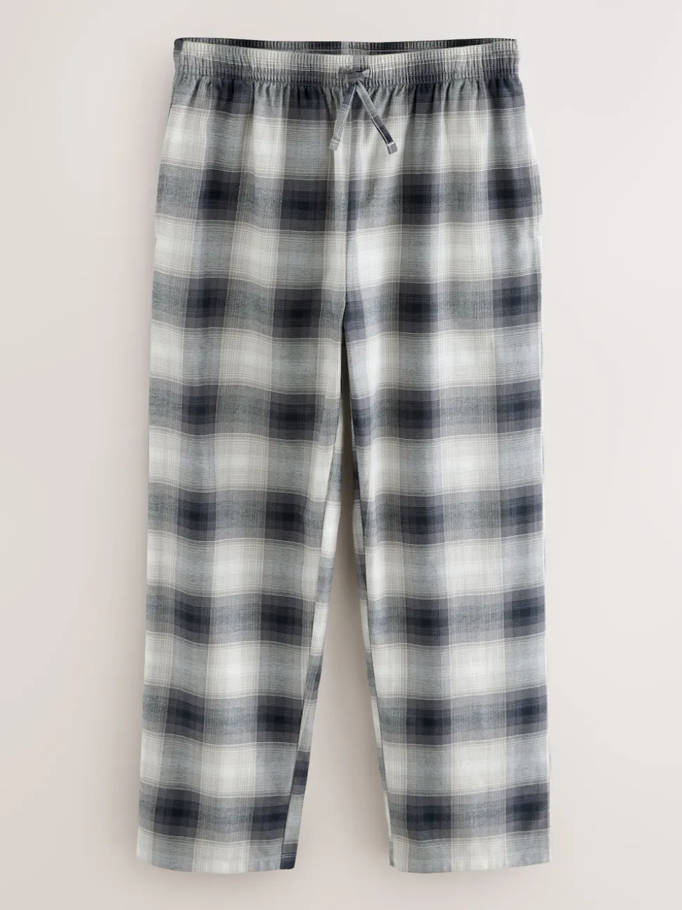 Slate Grey Long Sleeve Embroidered Quarter Zip Pyjamas Set