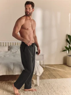 Slate Grey Open Loopback Soft Touch Cuffed Joggers