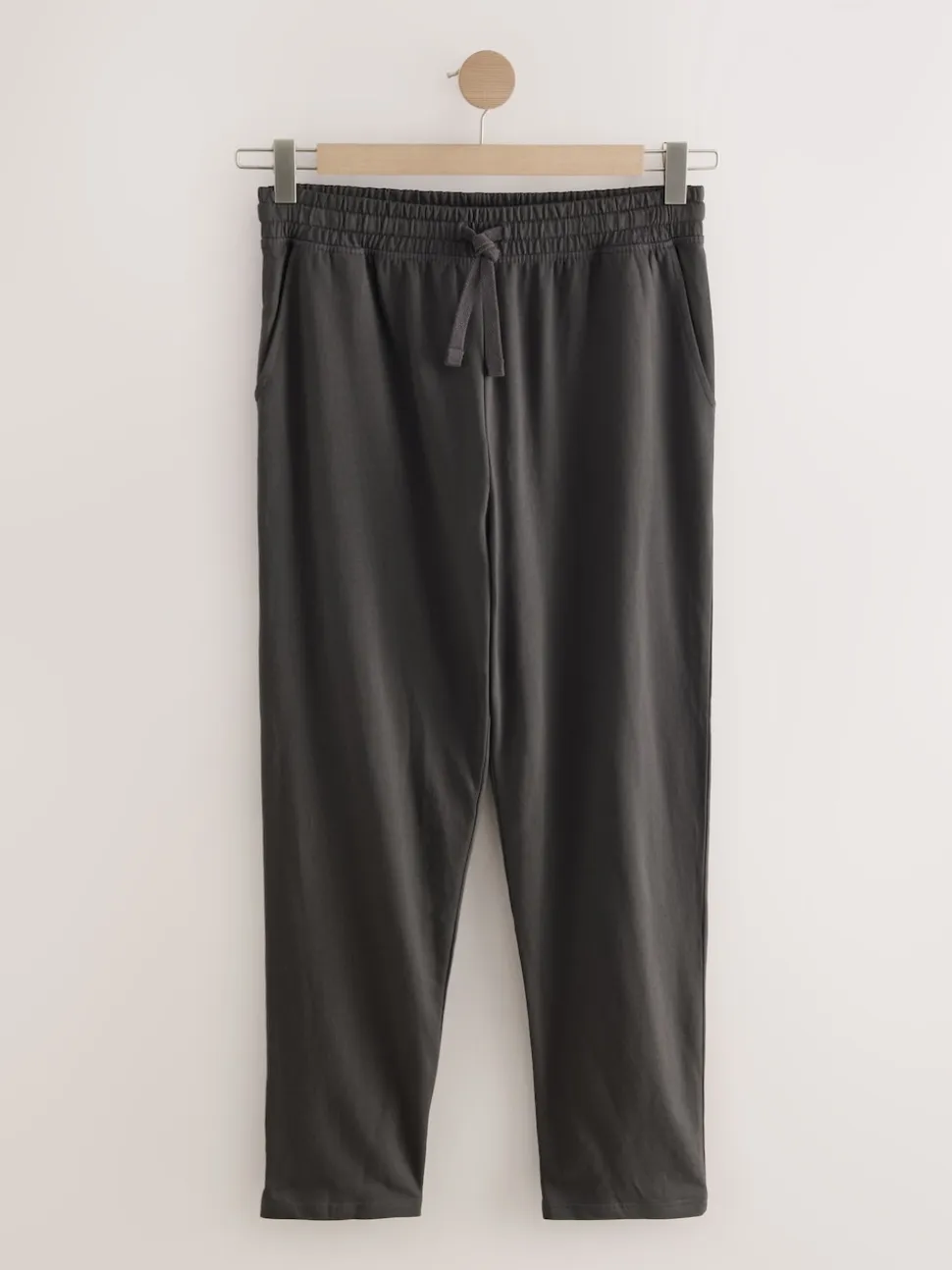 Slate Grey Open Loopback Soft Touch Cuffed Joggers