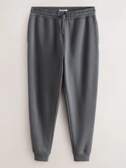 Slate Grey Slim Fit Slim Fit Brushback Heavyweight Joggers