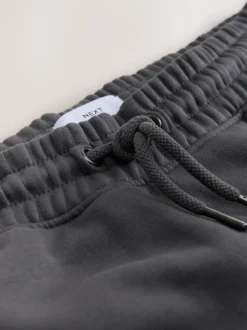 Slate Grey Slim Fit Slim Fit Brushback Heavyweight Joggers