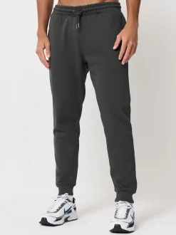 Slate Grey/Navy Blue Slim Fit Brushback Heavyweight 2 Pack Joggers
