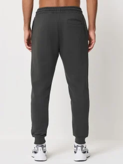 Slate Grey/Navy Blue Slim Fit Brushback Heavyweight 2 Pack Joggers
