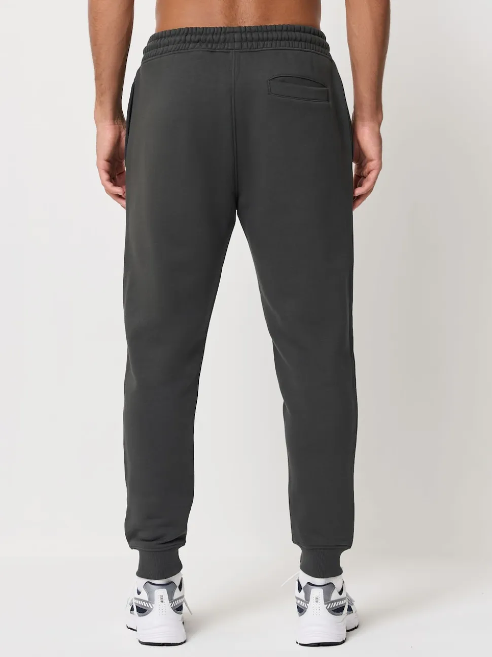 Slate Grey/Navy Blue Slim Fit Brushback Heavyweight 2 Pack Joggers