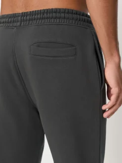 Slate Grey/Navy Blue Slim Fit Brushback Heavyweight 2 Pack Joggers