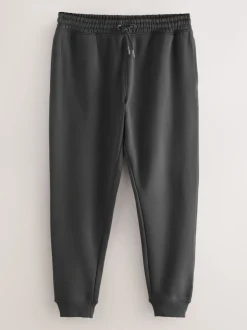 Slate Grey/Navy Blue Slim Fit Brushback Heavyweight 2 Pack Joggers