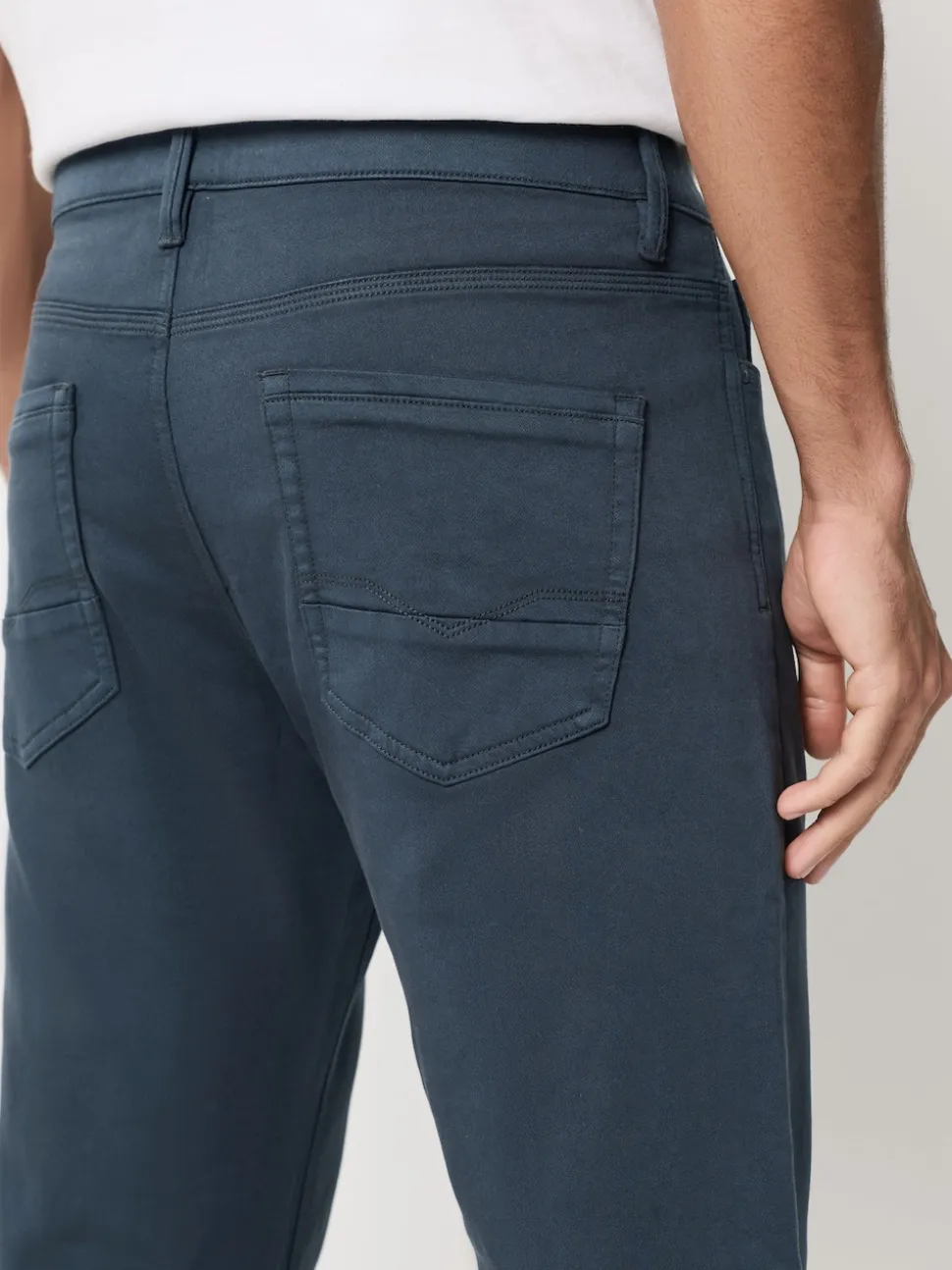 Smokey Blue Slim Fit Comfort Stretch Jeans
