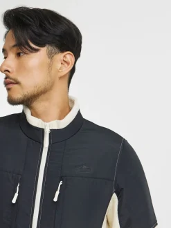 Snowdonia Black Nylon Mix Fleece