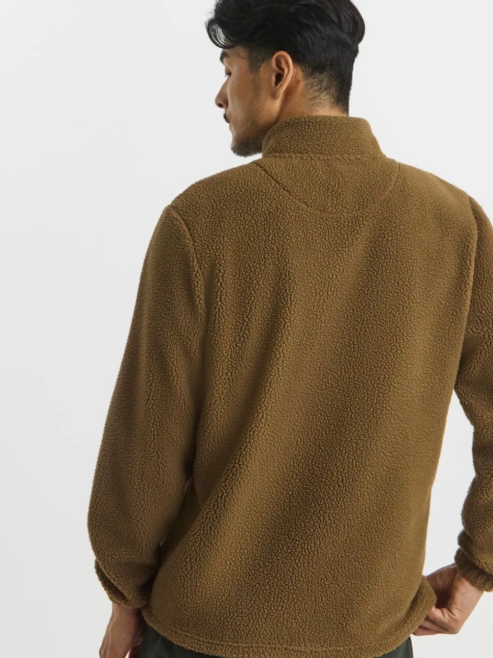 Snowdonia Khaki Full Zip Fleece