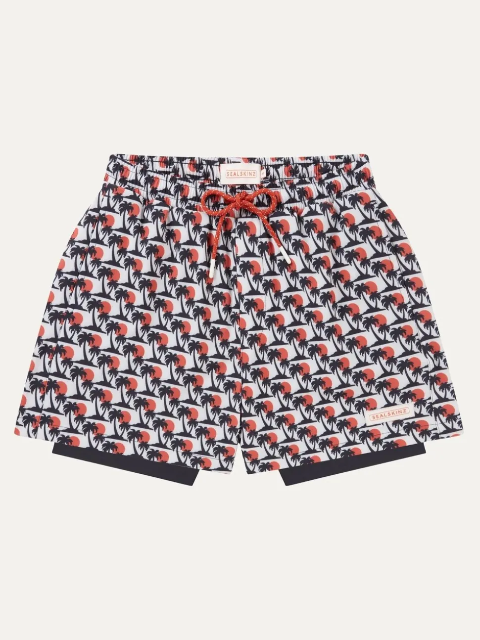 Southwood Quick Dry Fish Print Swim Shorts