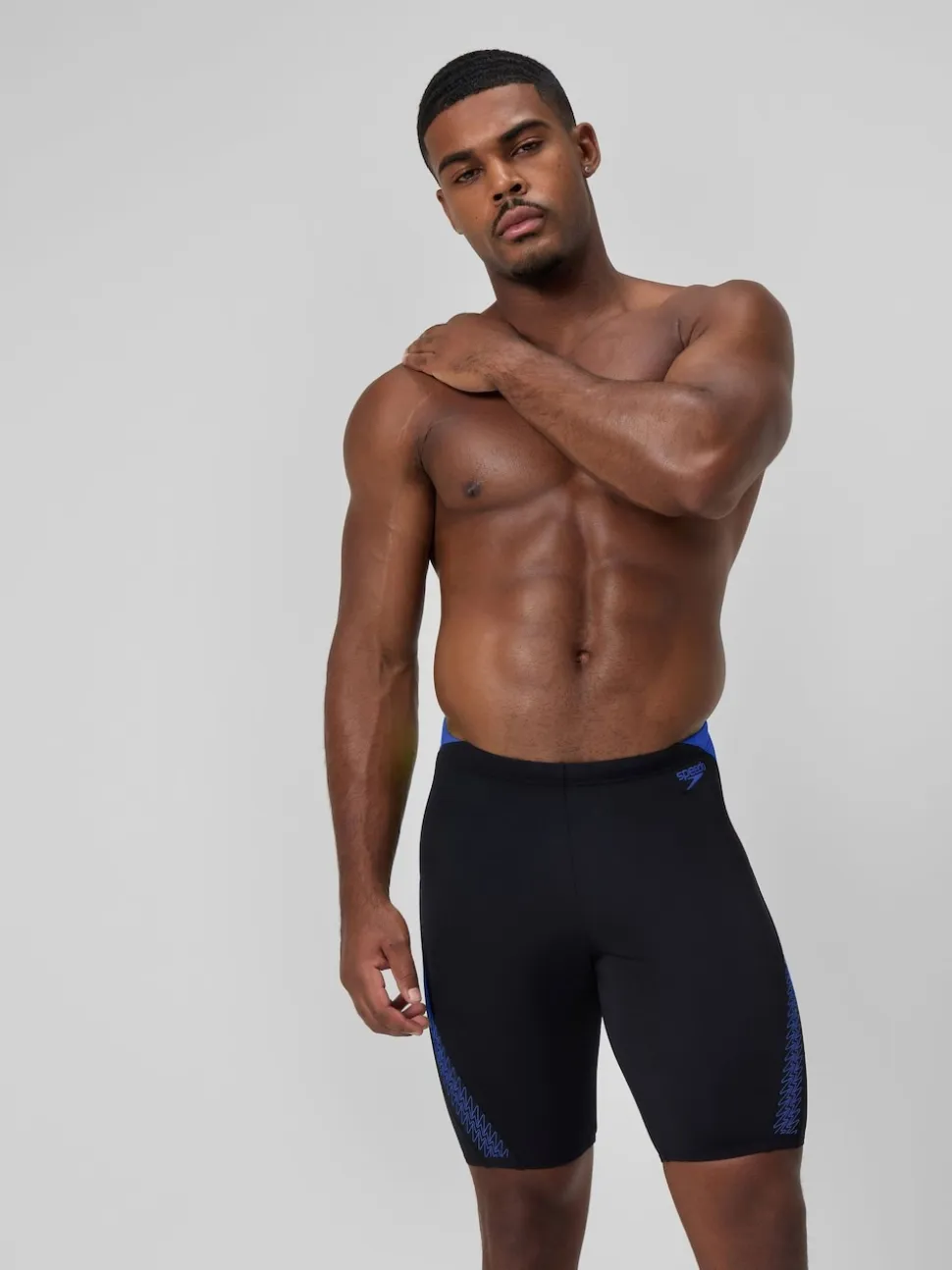 Speedo Black Hyperboom Splice Jammer