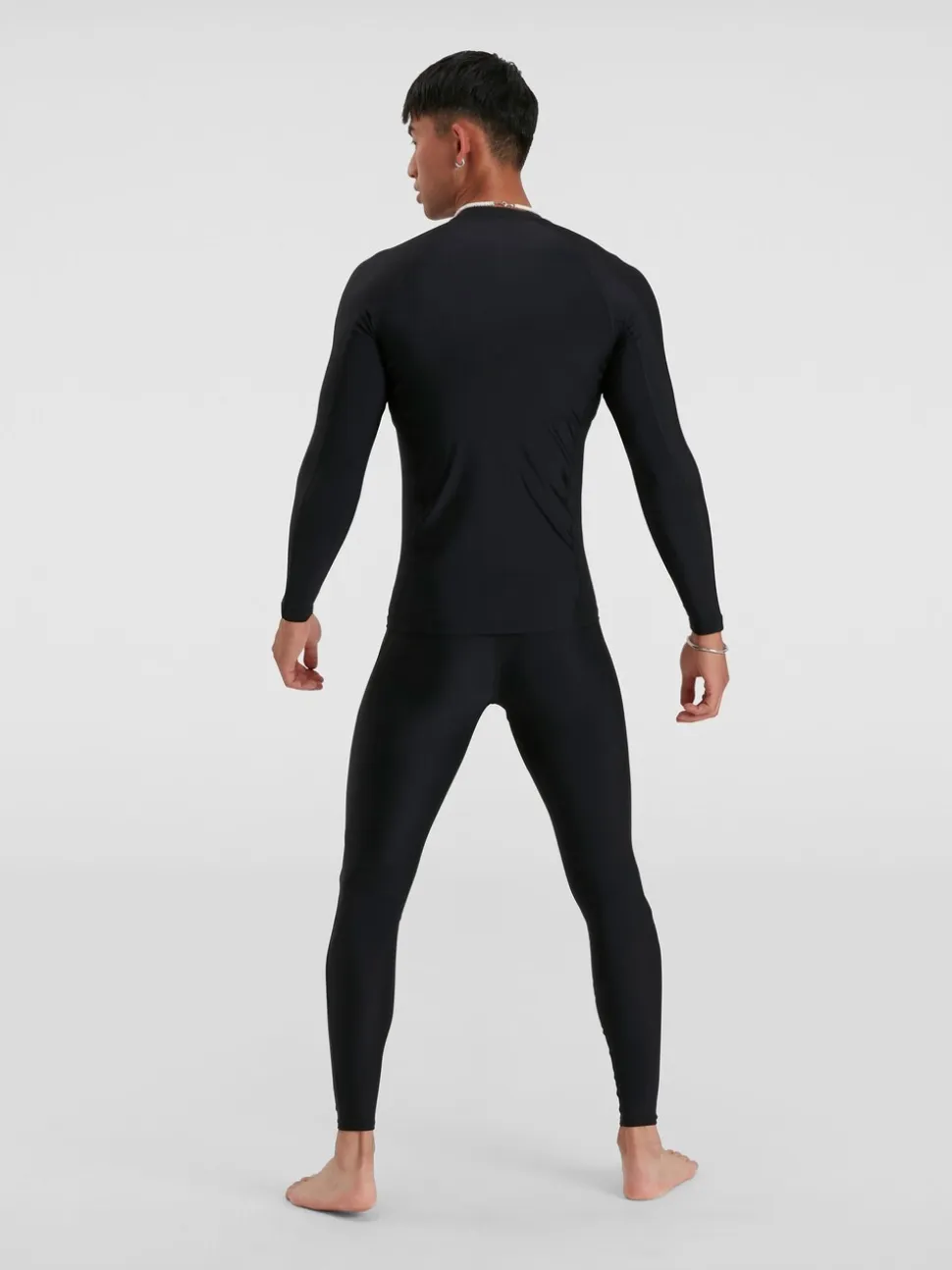 Speedo Black Long Sleeve Rash Top