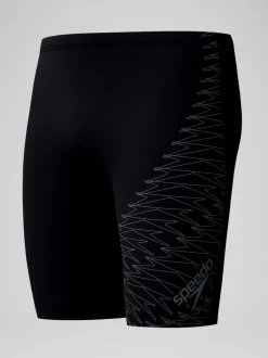 Speedo Black Medley Logo Jammer Swim Shorts
