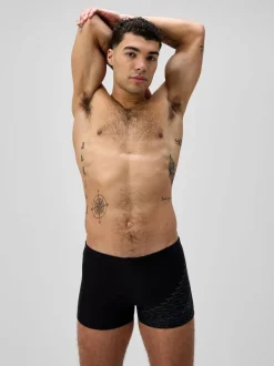 Speedo Black Medley Logo Aqua Shorts