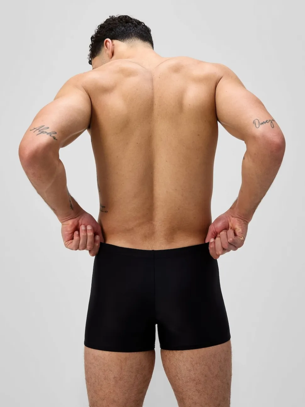 Speedo Black Medley Logo Aqua Shorts
