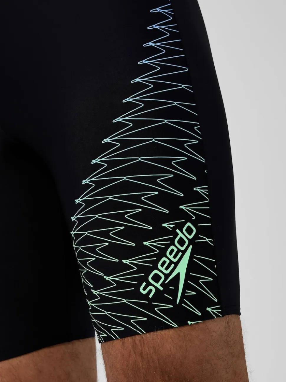 Speedo Black Medley Logo Jammer Swim Shorts