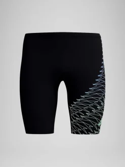 Speedo Black Medley Logo Jammer Swim Shorts