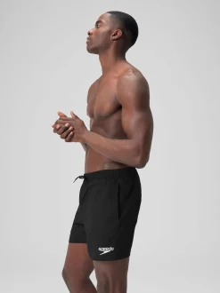 Speedo Black Mens Essential Swim Shorts