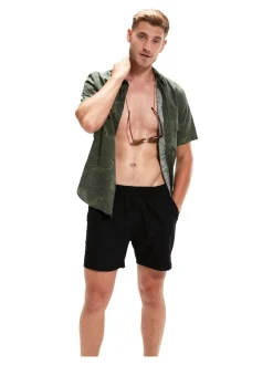 Speedo Black Mens Prime Leisure 16