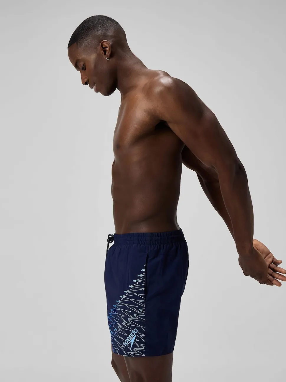 Speedo Blue Medley Logo 16" Water Shorts