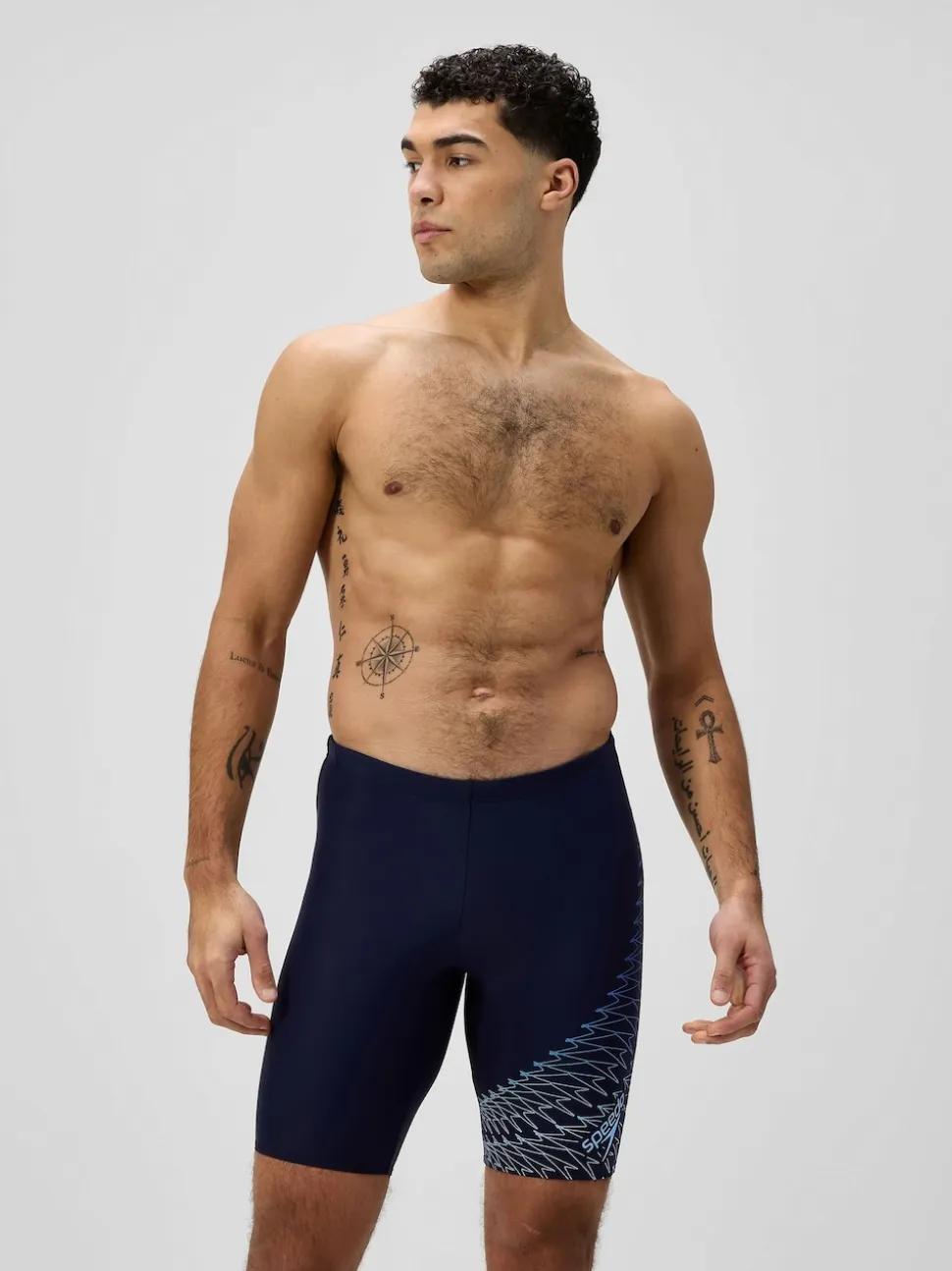 Speedo Blue Medley Logo Jammer Swim Shorts