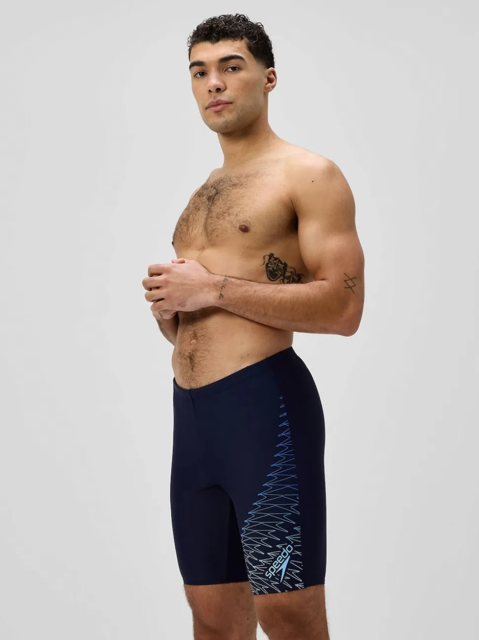 Speedo Blue Medley Logo Jammer Swim Shorts