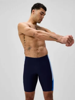 Speedo Blue Mens Dive Jammer Swimsuit