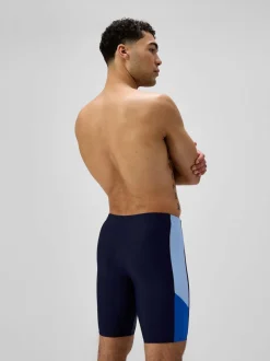 Speedo Blue Mens Dive Jammer Swimsuit