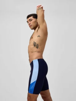 Speedo Blue Mens Dive Jammer Swimsuit