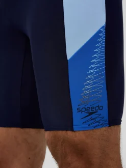 Speedo Blue Mens Dive Jammer Swimsuit