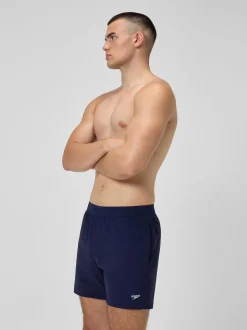Speedo Blue Mens Lookout Solid 16'' Swim Shorts