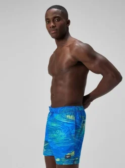Speedo Green Print Redondo Edge Volley 16