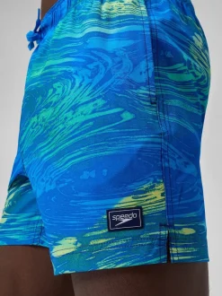 Speedo Green Print Redondo Edge Volley 16