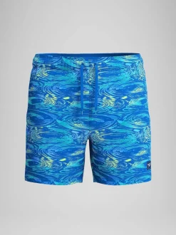 Speedo Green Print Redondo Edge Volley 16
