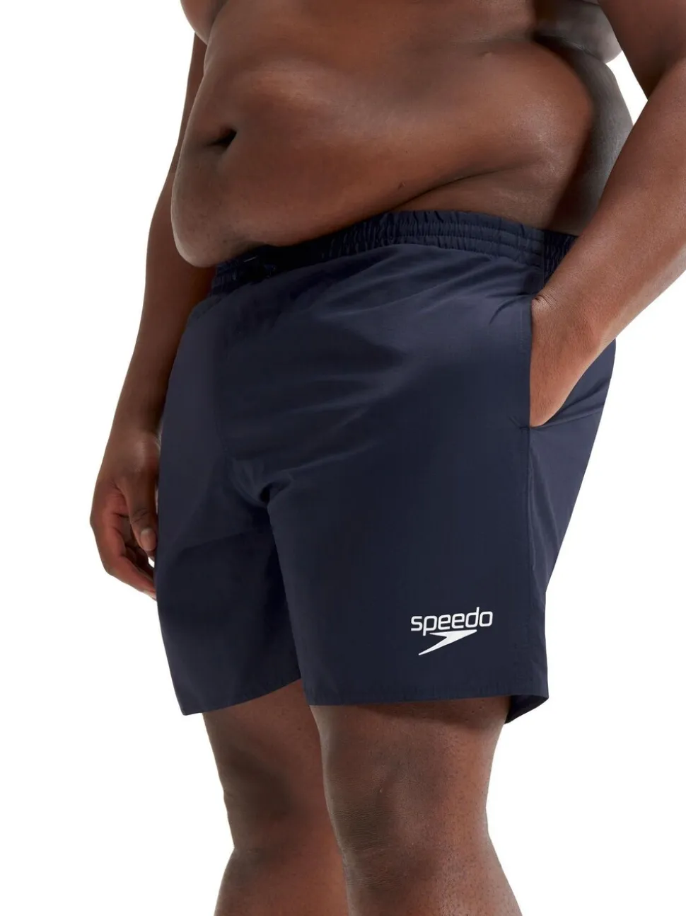 Speedo Navy Plus Size Essentials 16" Shorts